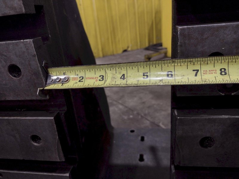 (2) 48" H X 29.5" W X 29" DEEP STEEL ANGLE PLATES: YOBRO #25794
