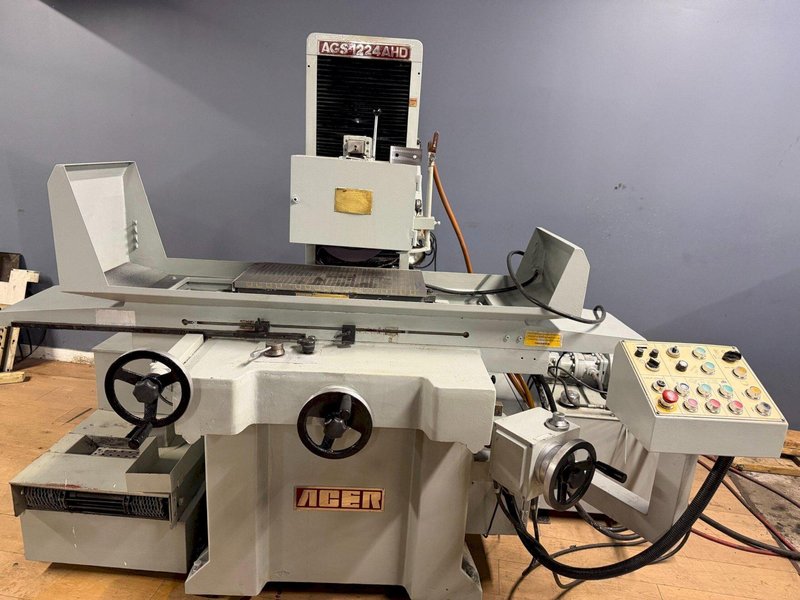 12&quot; X 24&quot; ACER MODEL #AGS-1224-AHD 3 AXIS HYDRAULIC HORIZONTAL SURFACE GRINDER: STOCK #23197
