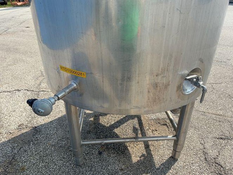 WALKER STAINLESS 400 GALLONS S/S JACKETED MIXING TANK   -  MIX