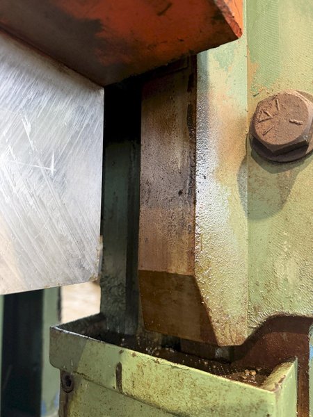 150 TON MINSTER E2-150-42-30 HEVI-STAMPER STRAIGHT SIDE PRESS. STOCK # 0882825