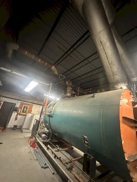 1966 Orr &amp; Sembower 350 HP 3‑pass firetube natural‑gas boiler