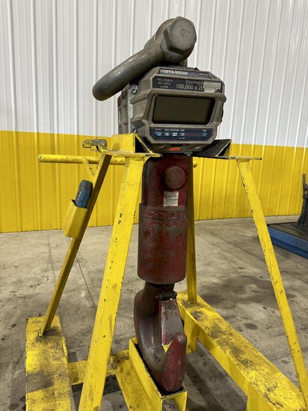 100,000 LBS CAPACITY PORTA-WEIGH MODEL #MSI-4300 DIGITAL CRANE SCALE WITH HOOK: STOCK #21999