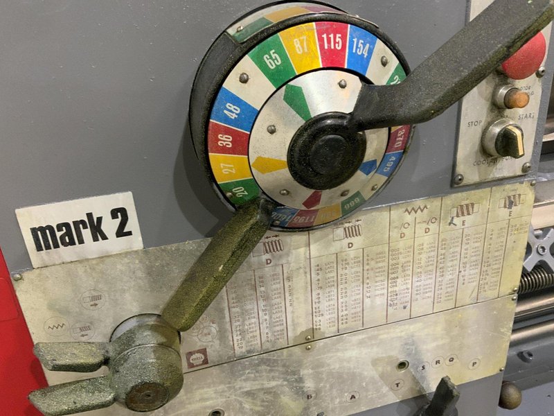 17" X 80" CLAUSING COLCHESTER ENGINE LATHE: STOCK #80022