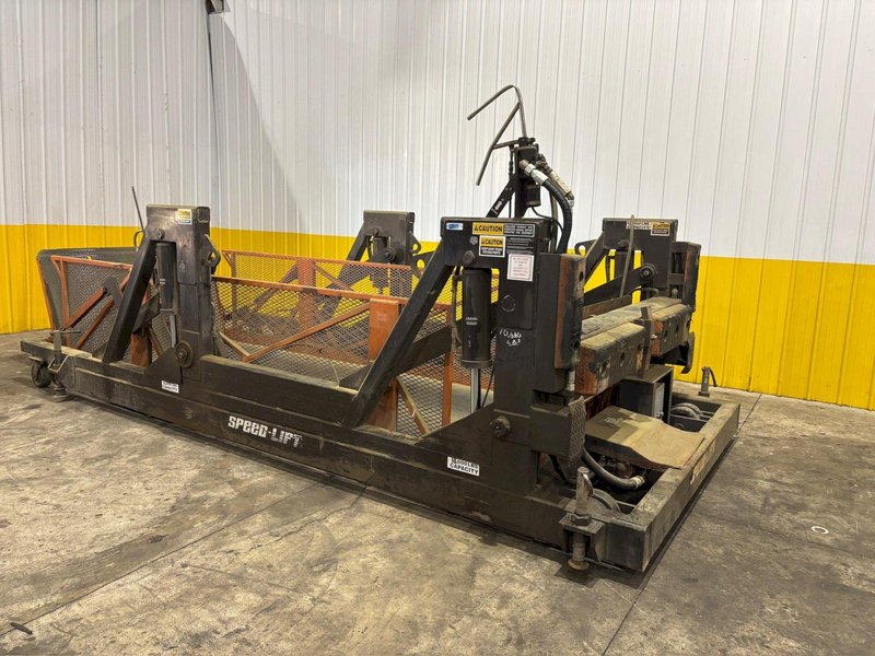 10,000 LBS SUPERIOR HANDLING EQUIPMENT "SPEED LIFT" CANTILEVER HYDRAULIC LOADING DOCK LIFT RAMP: STOCK #23686