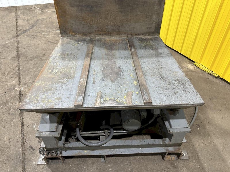15,000 LBS (7.5 TON) WEST BEND MODEL #48-48-48 UPENDER/COIL FLIPPER: STOCK# 3496