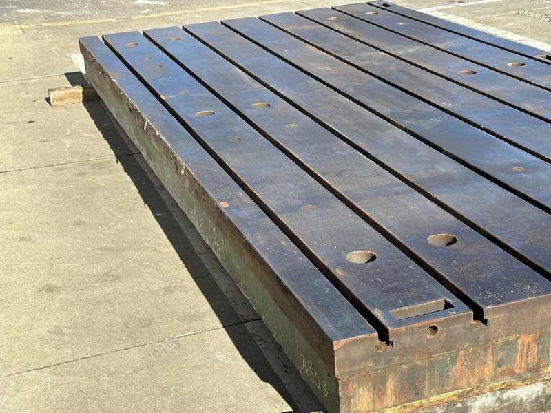 80&quot; X 157&quot; X 13&quot; G &amp; L T SLOTTED FLOOR PLATE:  STOCK #76803