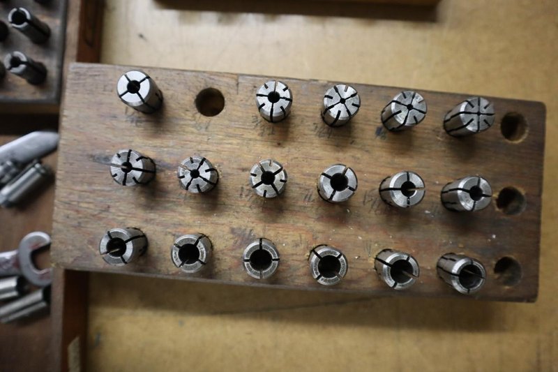 Small Single and Double Angle Collets, Assorted- Auction Item