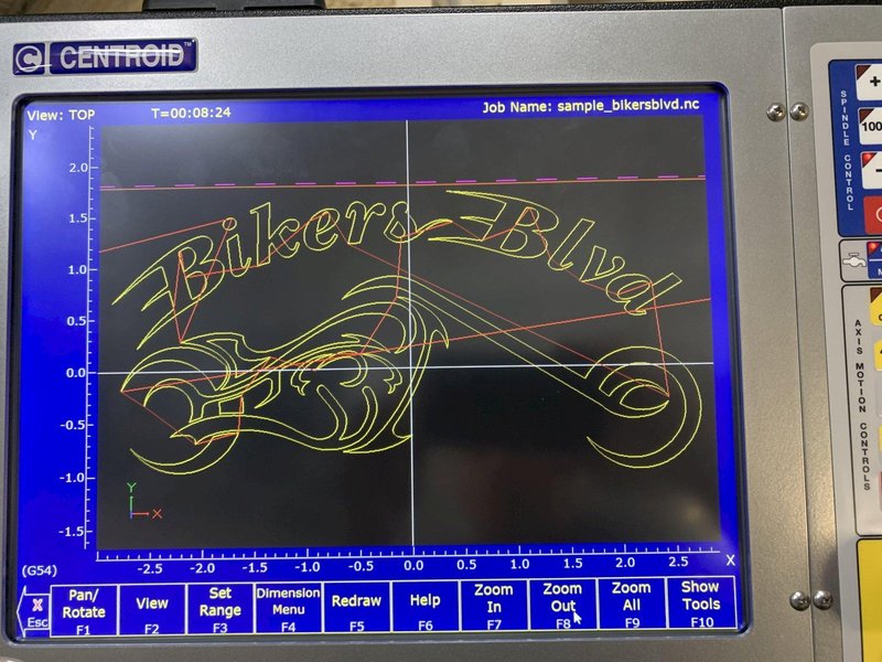Fryer Model MB14 Toolroom CNC Bed Mill with Centroid Retrofit