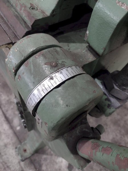 8' X 12 GA CHICAGO D&amp;K MODEL #SB-812 HAND BENDING APRON BRAKE: STOCK #23717