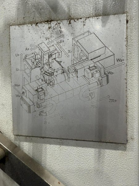 2017 Monnier Zahner M669 Used CNC Head &amp; Tip Whirling Machine For Sale
