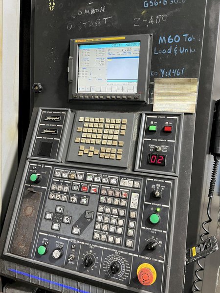 Hyundai Wia #KH1000, CNC horizontal machining center, 82.6&quot; X, 53.1&quot; Y, 55.1&quot; Z, 8000 RPM, 35 HP, CT50, Fanuc, 2010 - LOW PRICE