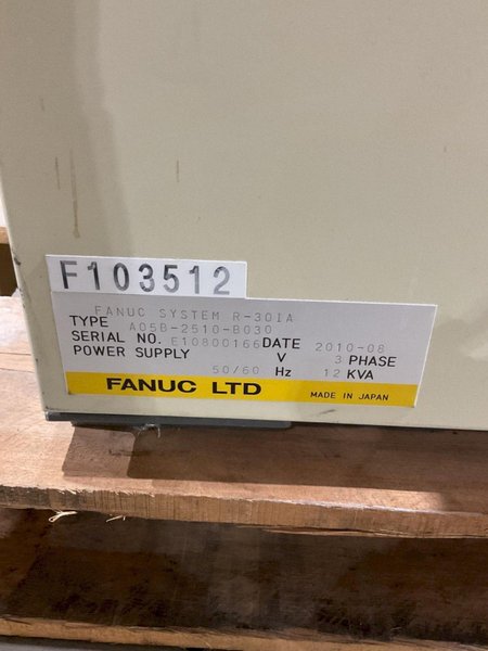 FANUC R-2000IB/165F w/ R30IA CONTROLLER AND PENDANT USED 2010