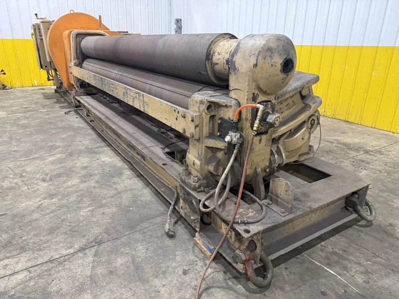 12' X 1/2" WEBB MODEL #9L-2A 3 ROLL INITIAL PINCH PLATE ROLL: YOBRO #25845