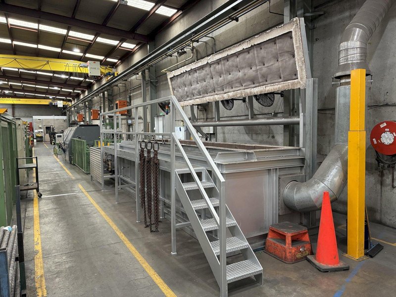 FURNACE ENGINEERING GAS BRASS BAR BATCH ANNEALING OVEN