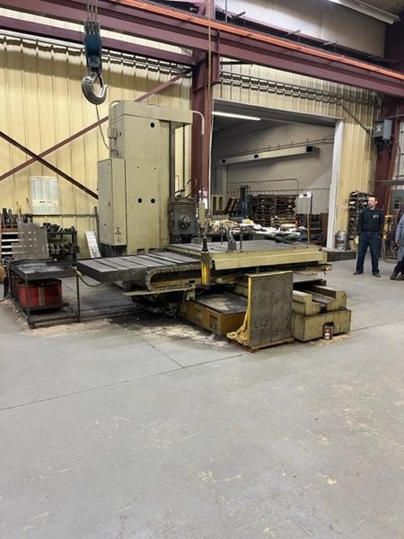 4&quot; SHIBAURA BT-10BP2 HORIZONTAL TABLE TYPE BORING MILL. STOCK #0239425