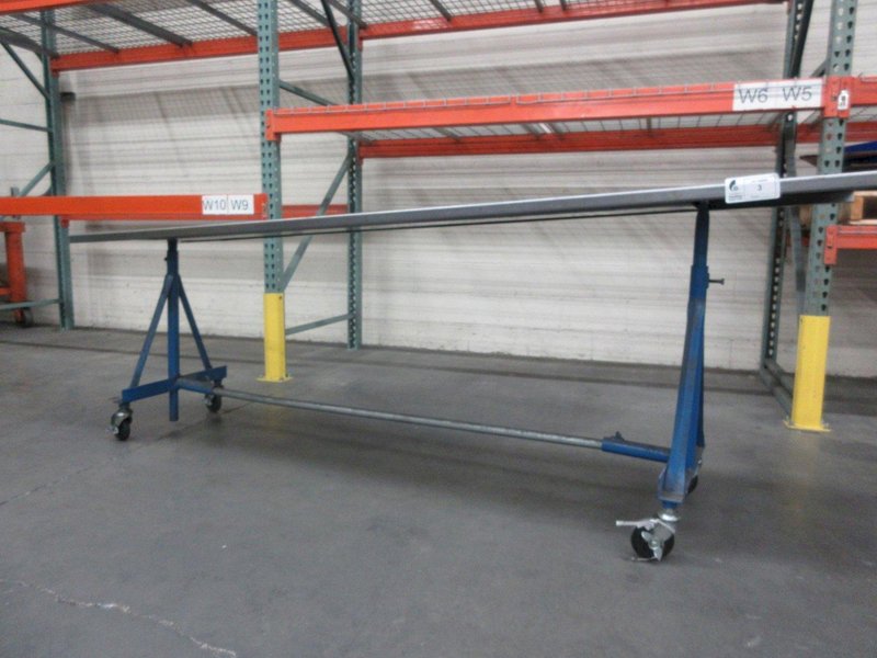 Adjustable Height Portable Steel Cart- Auction Item