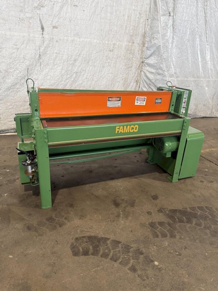 52" X 16 GA FAMCO P-152 MECHANICAL SHEAR. STOCK # 0114826