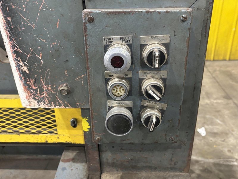 10' x 10 GA ROPER WHITNEY PEXTO MODEL #10-H-10 HYDRAULIC SHEAR: STOCK #22973