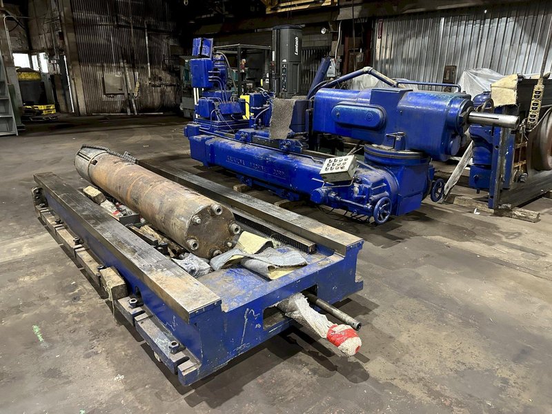 8&#039; x 22&quot; x 5 MT KAUKAUNA MODEL#140U PORTABLE UNIVERSAL RADIAL DRILL: STOCK #19479