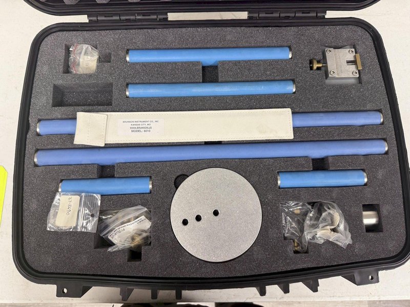 BRUNSON MODEL #6010 OPTICAL SCALE COMPONENTS, INCLUDING RULER AND LEVEL: YOBRO #24182