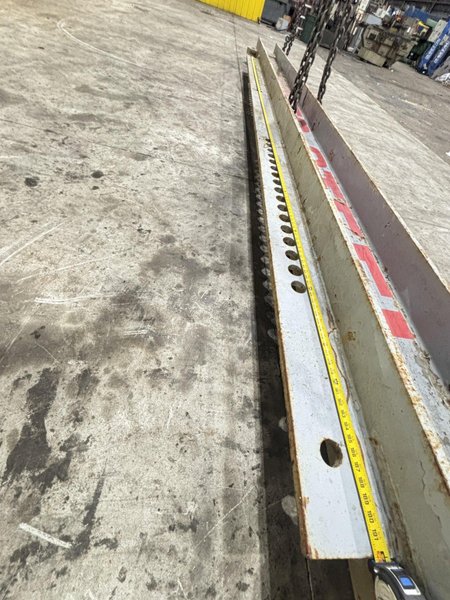 25 TON X 22’ LONG ARCHER STEEL SPREADER BAR / LIFTING BEAM: STOCK #22978