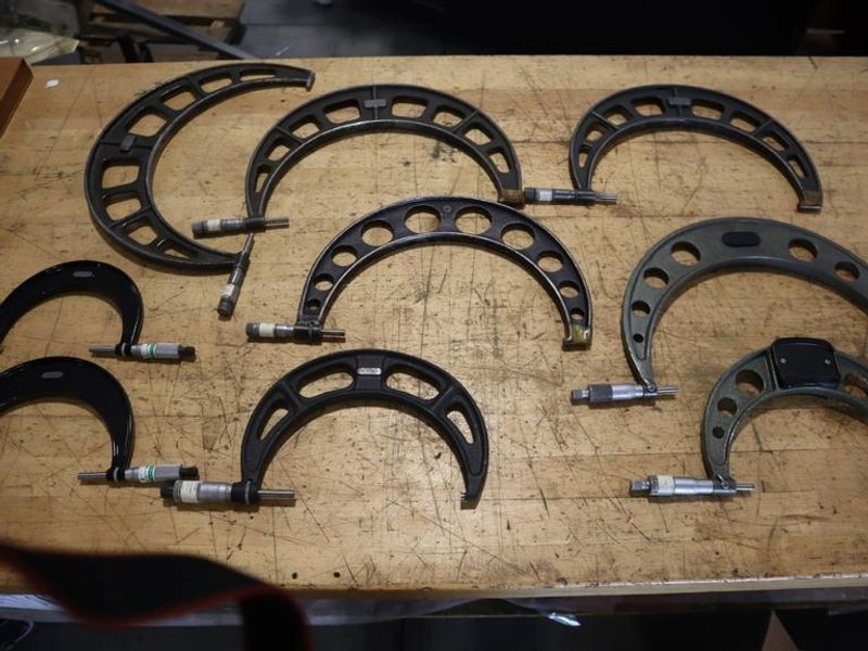 Starrett and Mitutoyo MIcrometers - Auction Item