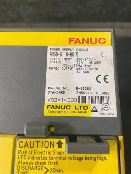 FANUC A06B-6110-H015 Module Series C Power Supply Module