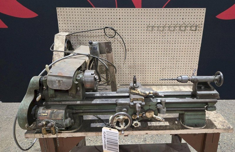 SOUTH BEND CL644Z BENCH LATHE WITH TABLE 3 1/2 BED LENGTH USED