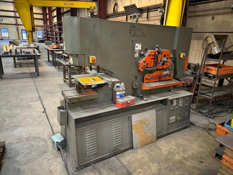 135 TON SPARTAN MODEL #IW135DX HYDRAULIC IRONWORKER: YOBRO #24716