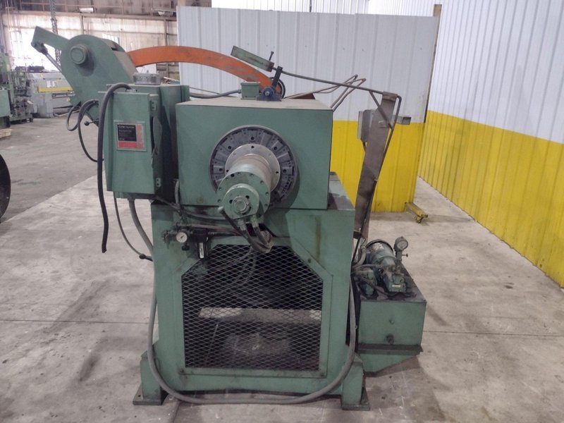 10,000 LB X 24&quot; JAYBIRD MODEL CRM 10-2460 MOTORIZED UNCOILER COIL REEL: STOCK #22386