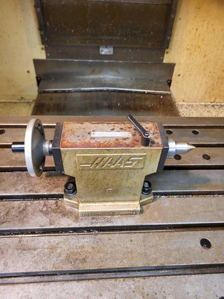 Haas VF-5B/40 CNC VMC, 2009 – Haas Rotary Indexer