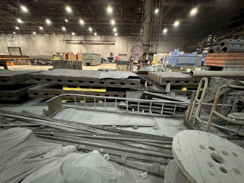 120&quot; X 240&quot; X 11&quot; GIDDINGS &amp; LEWIS T-SLOTTED FLOOR PLATES (2 AVAILABLE). STOCK # 0448925