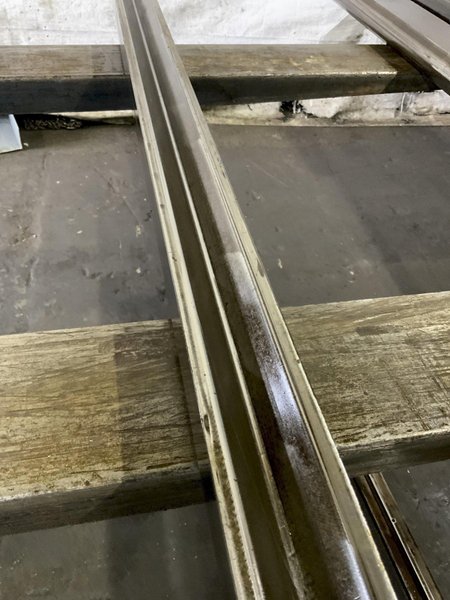 12'3" X 2" OPENING FEMALE PRESS BRAKE DIE: STOCK #80997