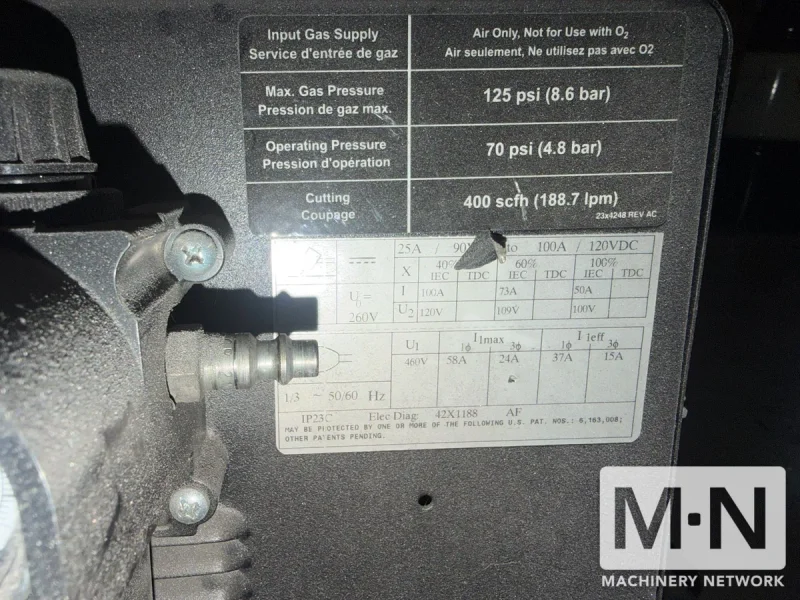 Tracker 5' x 10' Plasma Cutter w/ Thermal Dynamics Cutmaster 151