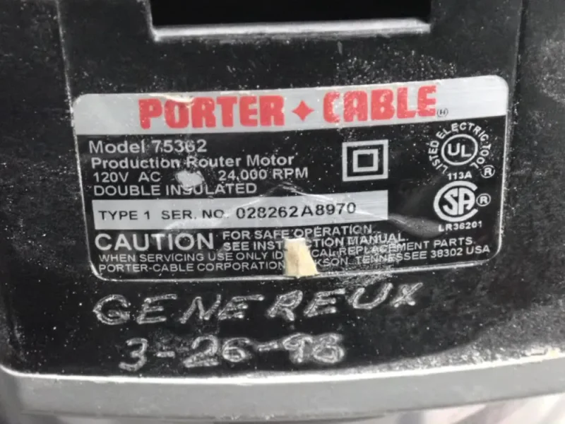 SAFETY SPEED CUT MFG CO PANEL ROUTER  -  TR2