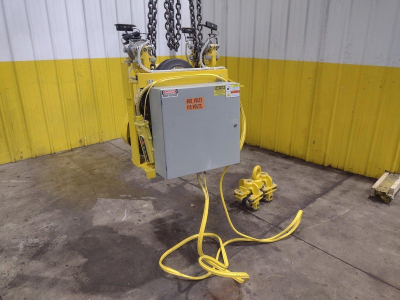 TC AMERICAN CRANE RUBBER WHEEL POWERED TRACTOR DRIVE TROLLEY &amp; HOIST CARRIER, NEW IN CRATE: YOBRO #24827