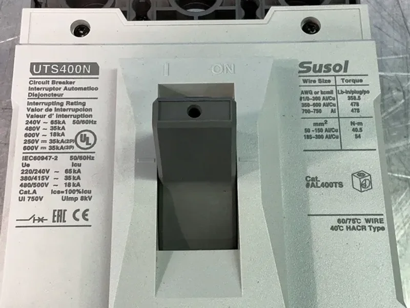 LS ELECTRIC UTS400N MOLDED CASE CIRCUIT BREAKER  -  02110027UL
