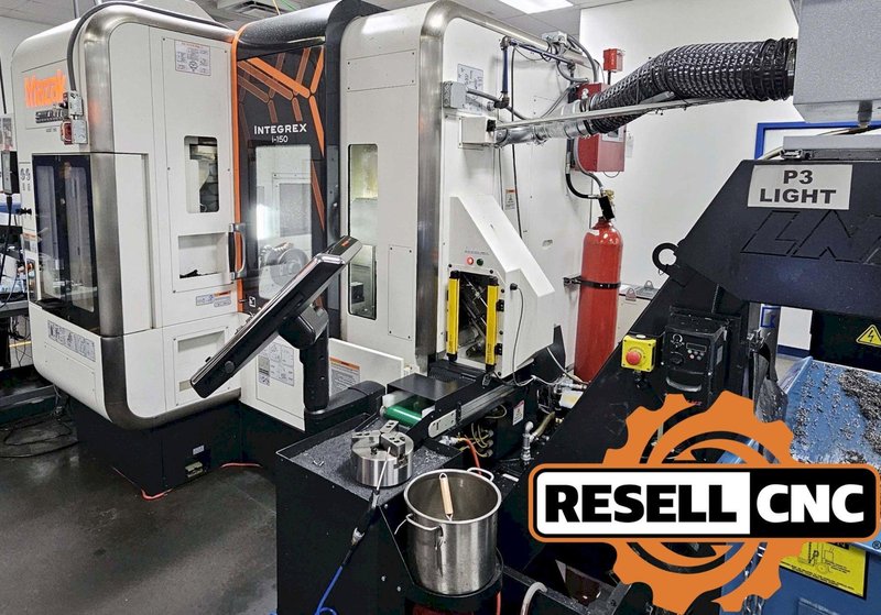 2018 Mazak Integrex i-150 Multi-Axis CNC Lathe w/ Bar-Feeder