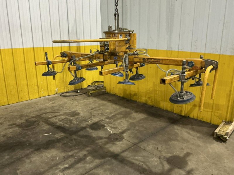 2,000 LBS ANVER MODEL #VLS-07 SELF CONTAINED ELECTRIC POWERED VACUUM SHEET LIFTER: YOBRO #25322
