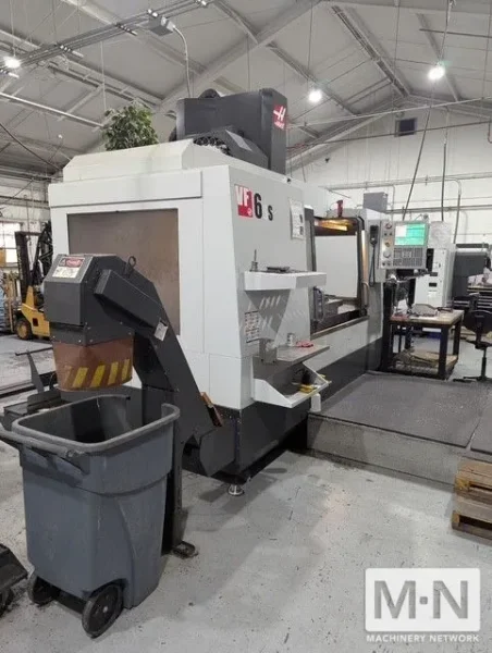 HAAS VF-6SS Wired w/ 4th Axis CNC VMC, 2013