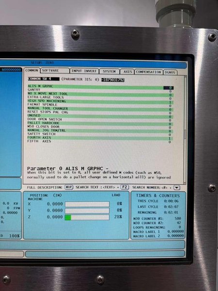 Haas TM-1P Tool Room CNC Mill – 2011 4th Axis Mill