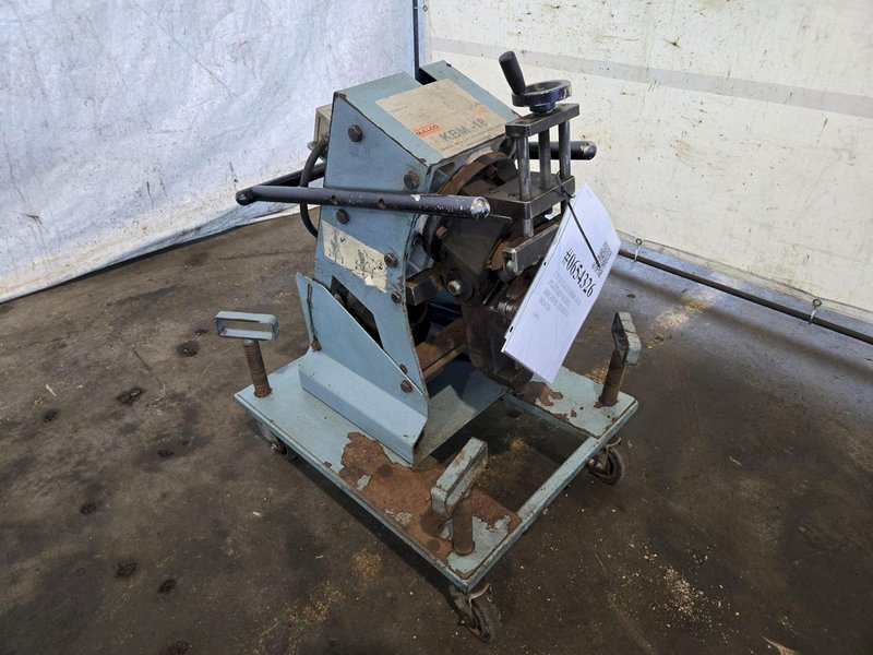 1.5" GULLCO KBM-18-D PLATE BEVELING MACHINE. STOCK # 0654326