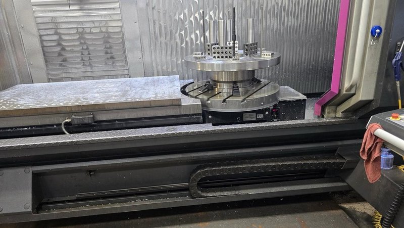 Ibarmia CNC UMC ZVH 45/L3000 Star, 2018 – 5 Axis Machining Center, Heidenhain TNC 640 HSCI Control, Heidenhain HR-510, Renishaw Probe System, Air Through Spindle
