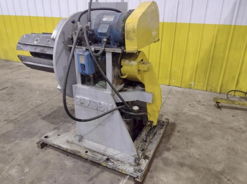 26" PAXSON MOTORIZED COIL REEL UNCOILER. STOCK # 0434826