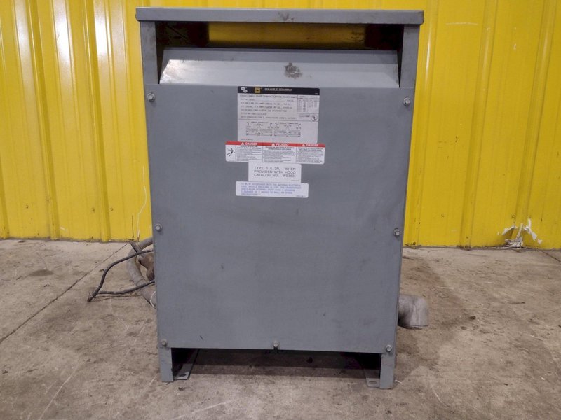 50 KVA SQUARE D 240/480 VOLT TRANSFORMER: YOBRO #25435