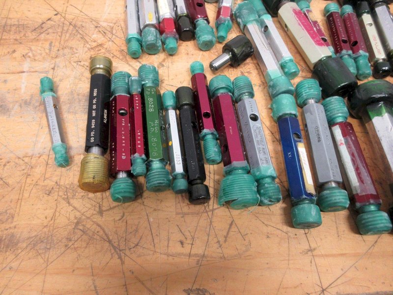 Threaded ID Go/No-Go Gauges, Standard SAE Sizes from 7/16-2-1/4"- Auction Item