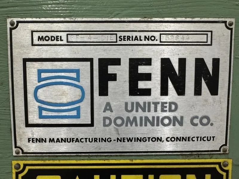 4.5&quot; FENN 6F 4 DIE ROTARY SWAGING MACHINE (14450)