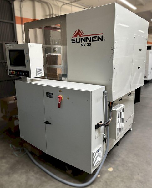 Sunnen SV-30 Vertical Honing Machine 2023 Cylinder King Line Cradle Option and clamp kit single stage assembly GHSS multi-stone tools Vari Speed 50-600rpm 6hp servo spindle motor 95 run hours