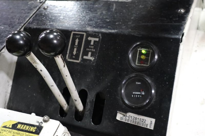 Baker CBR-FD Standing Electric Forklift 2550# Cap, Side Shift, Charger- Auction Item