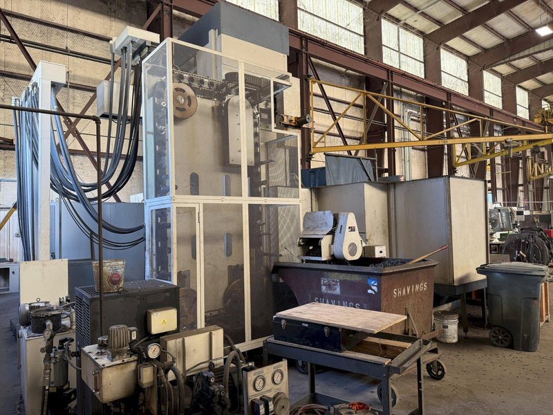 5.1&quot; HNK CNC HORIZONTAL BORING MILL, HBM, BUILT IN ROTARY, 120&quot; CROSS, 90&quot; Y, FANUC 31i, 2014/2016